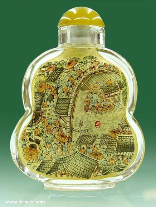 晶瓶内的画鬼斧神工堪称中国一绝——论内画艺术与包装装潢的完美融合